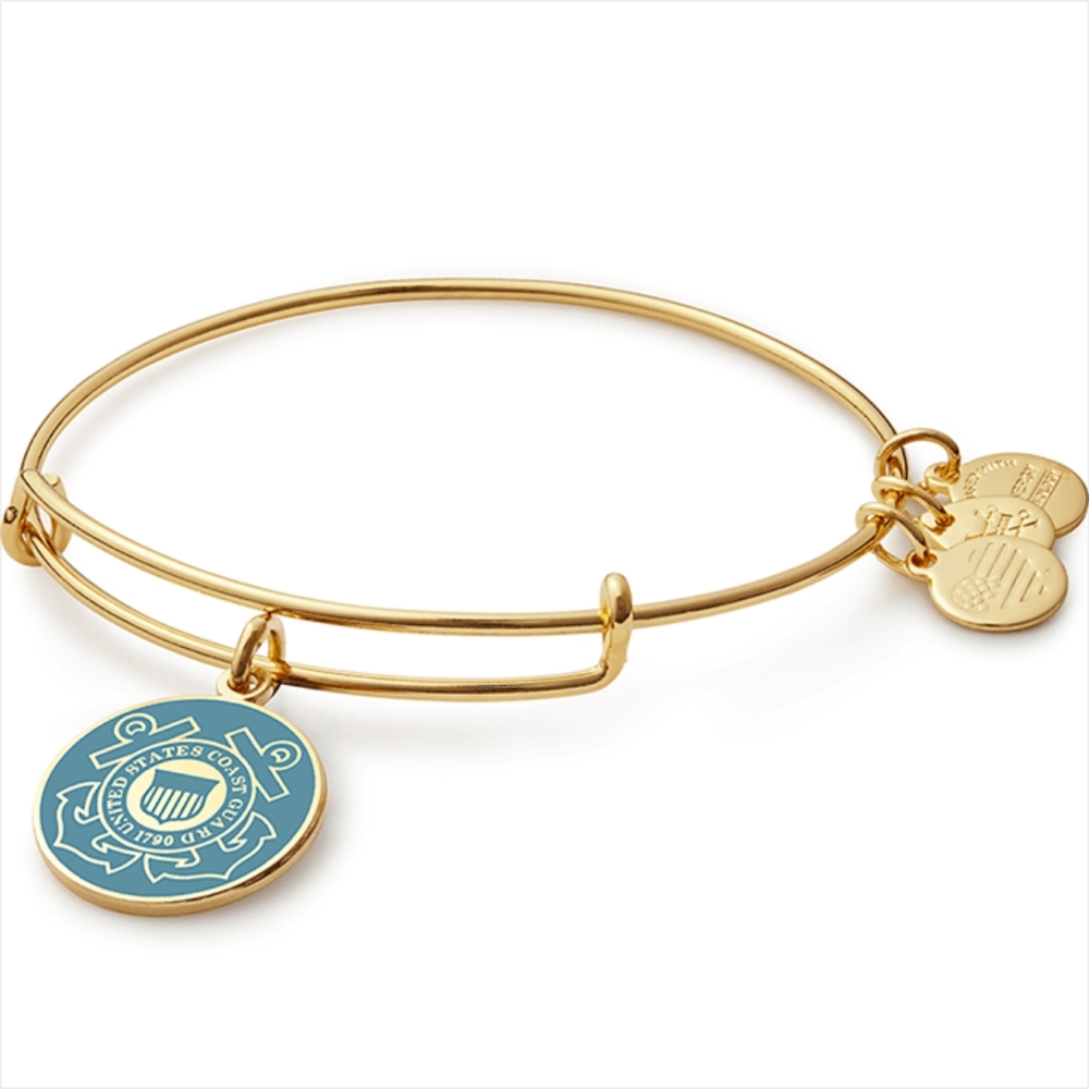 NWT, Alex and Ani U.S. Coast Guard Bangle Bracelet